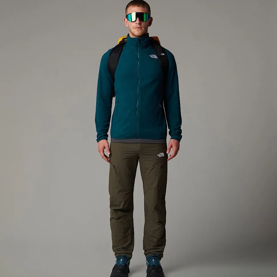 The North Face Męski Polar Z Zamkiem Błyskawicznym Na Całej Długości 100 Glacier