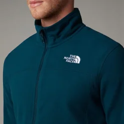 The North Face Męski Polar Z Zamkiem Błyskawicznym Na Całej Długości 100 Glacier