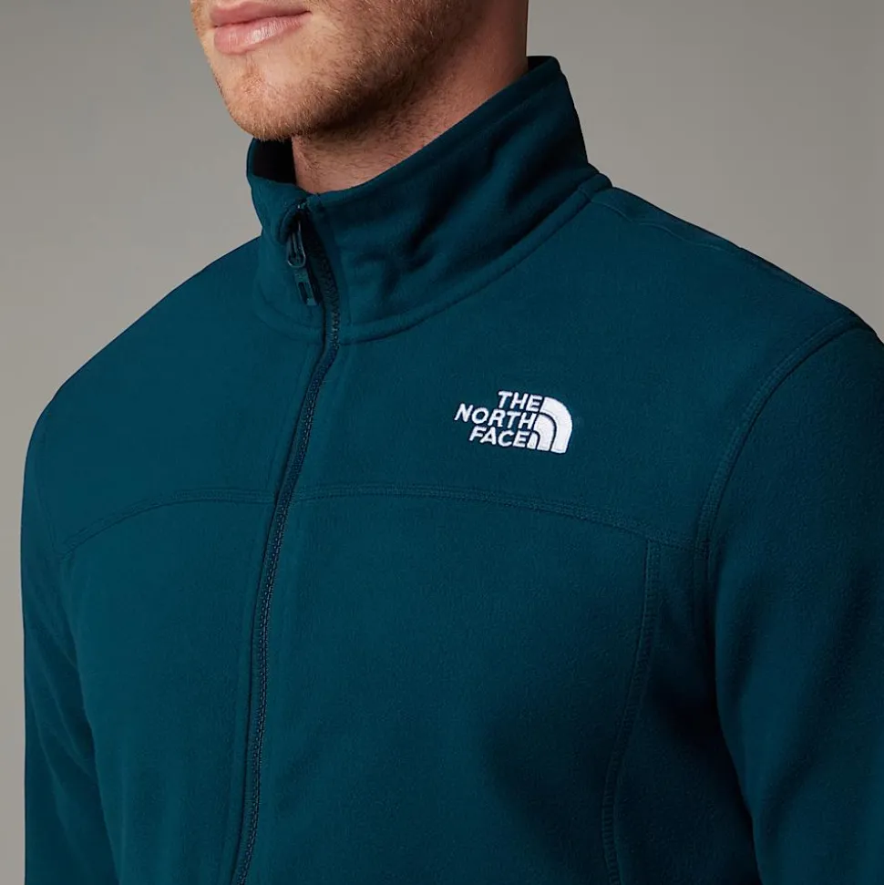 The North Face Męski Polar Z Zamkiem Błyskawicznym Na Całej Długości 100 Glacier