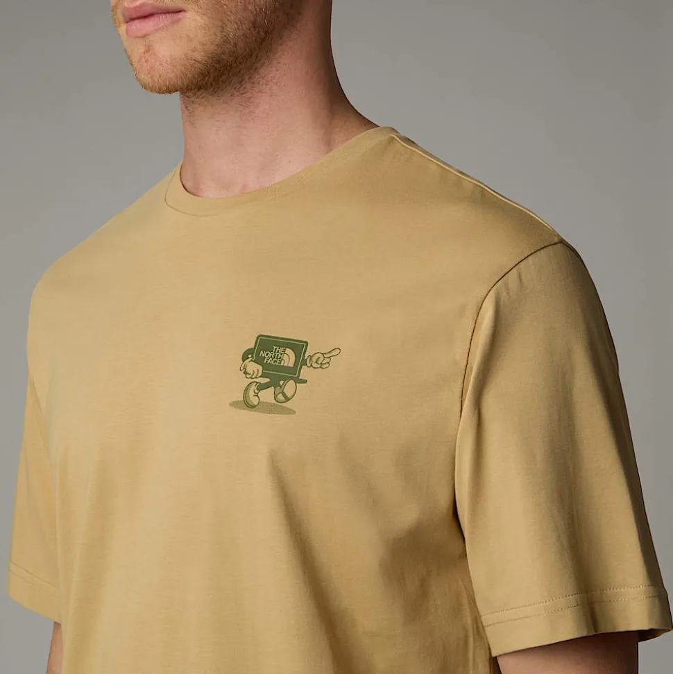 The North Face Męski T-shirt O Luźnym Kroju Cartoon