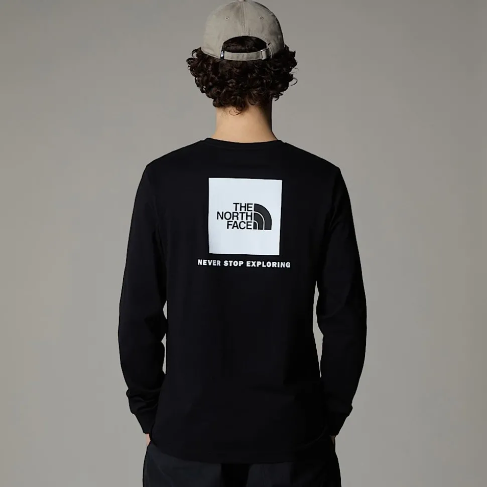 The North Face Męski T-shirt Z Długim Rękawem Redbox