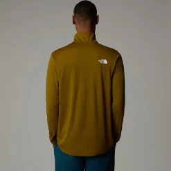 The North Face Męski T-shirt Z Długim Rękawem I Zamkiem O Długości 1/4 24/7