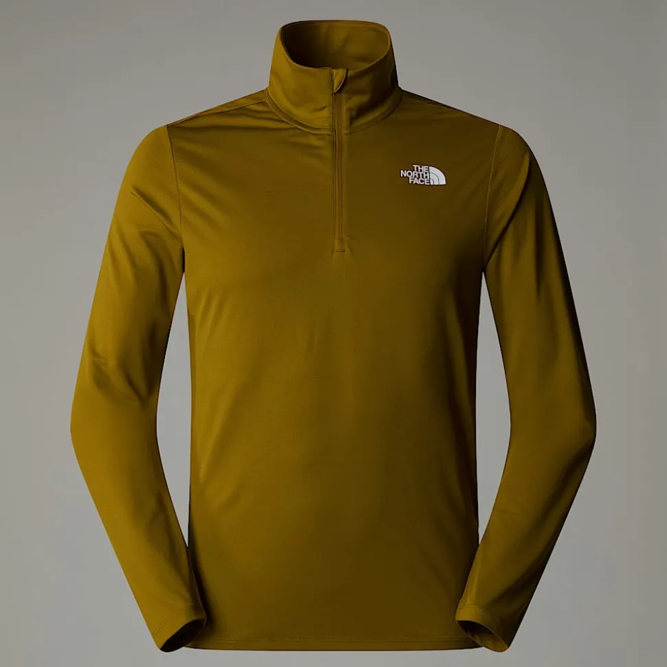 The North Face Męski T-shirt Z Długim Rękawem I Zamkiem O Długości 1/4 24/7