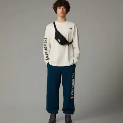 The North Face Męski T-shirt Z Długim Rękawem I Grafiką Varsity