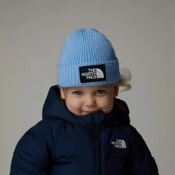 Dzieci The North Face Niemowlęca Czapka Beanie Z Prostokątnym Logo